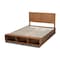 Baxton Studio Alba Wood Full Size 4-Drawer Platform Bed with Built-In Shelves 173-9425-10668 - alternate 5